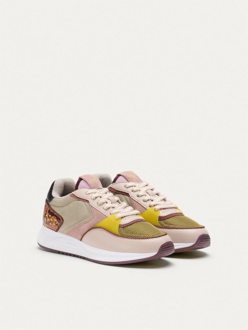 Hoff District Bourbon Sneakers Dam Rosa Gula Grå | MUR8650KW