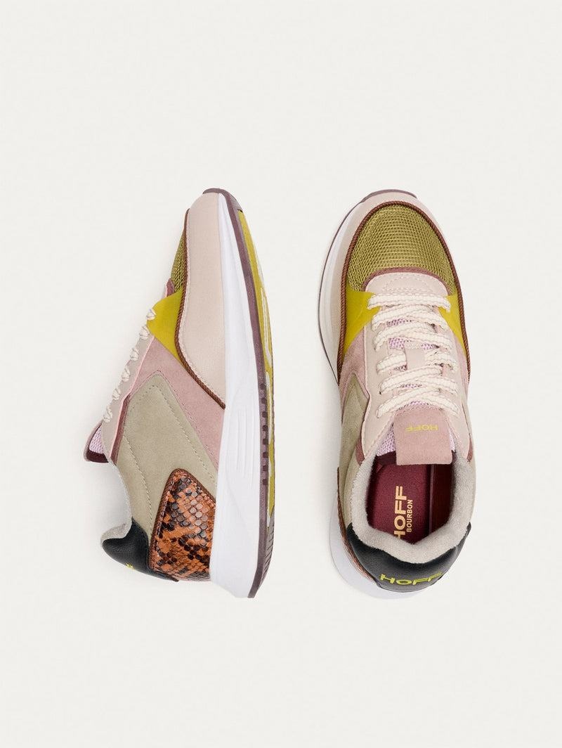 Hoff District Bourbon Sneakers Dam Rosa Gula Grå | MUR8650KW