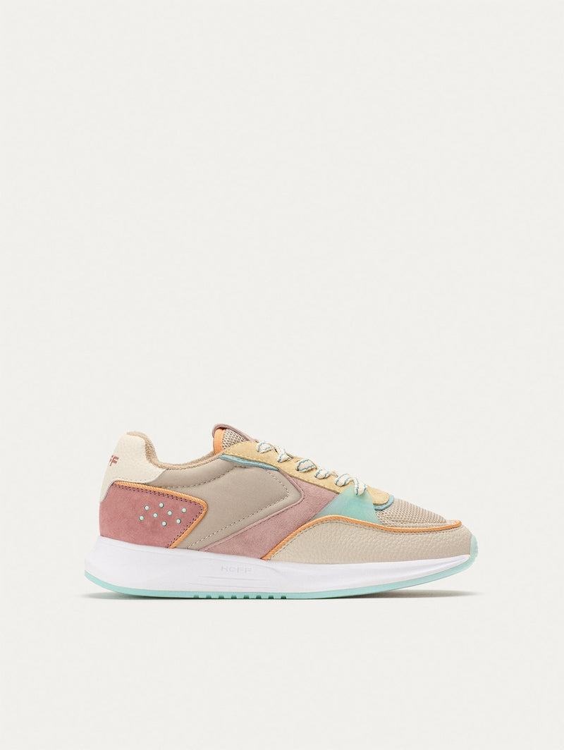 Hoff District Carnaby Sneakers Dam Khaki Rosa Gula | RVN1088IJ