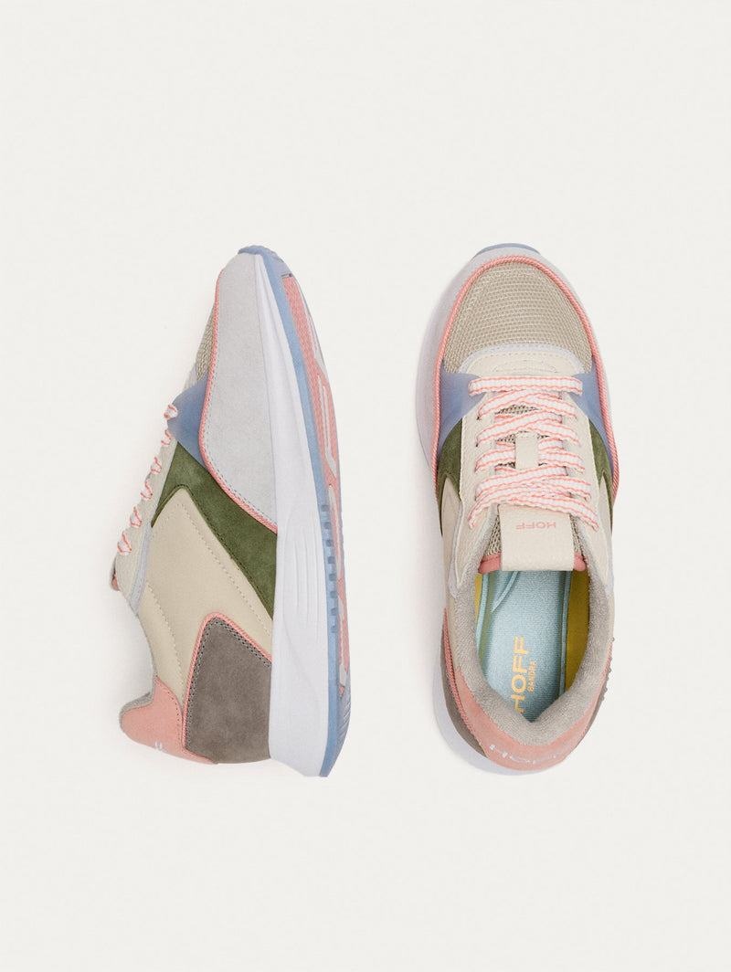 Hoff District Pilsen Sneakers Dam Rosa Gröna Khaki | AGP4280KX