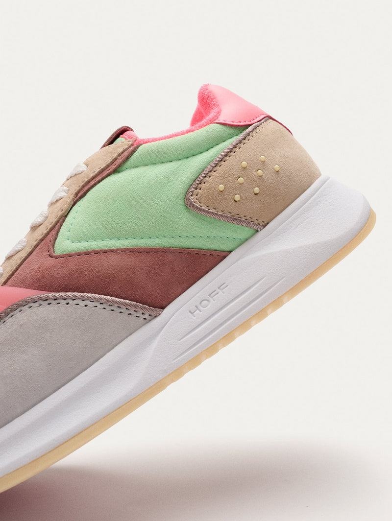 Hoff District Rambla Sneakers Dam Khaki Rosa Gröna | VCK8584SI