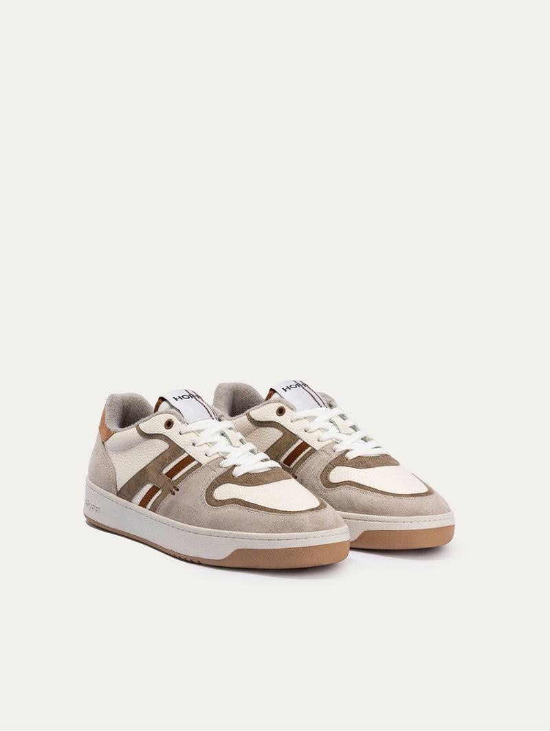 Hoff Metro Trocadero Sneakers Herr Vita Grå Bruna | QRQ9028BB