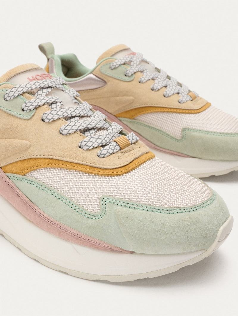 Hoff Skyline Griffith Sneakers Dam Khaki Vita Rosa | OMO7219KR